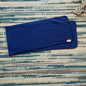 Patagonia scarf. Blue with navy blue stitching. Very soft. Good condition.
